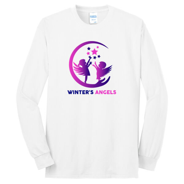 Winters Angels Ombre - Long Sleeve Core Blend Tee Thumbnail