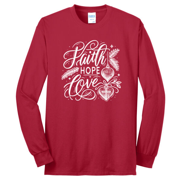Faith Hope Love - Long Sleeve Core Blend Tee Thumbnail