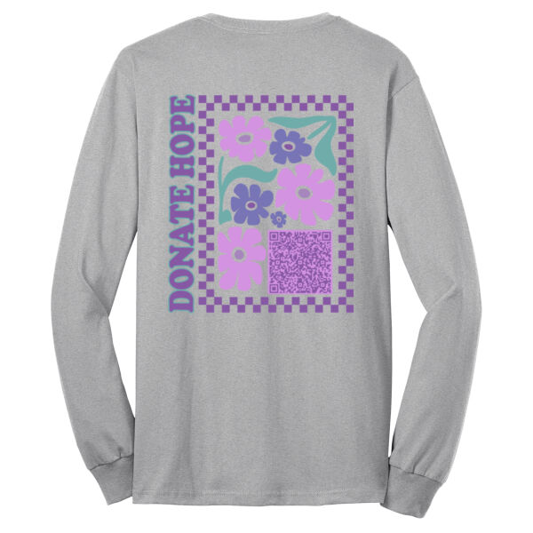 Donate QR Code - Long Sleeve Core Blend Tee Thumbnail